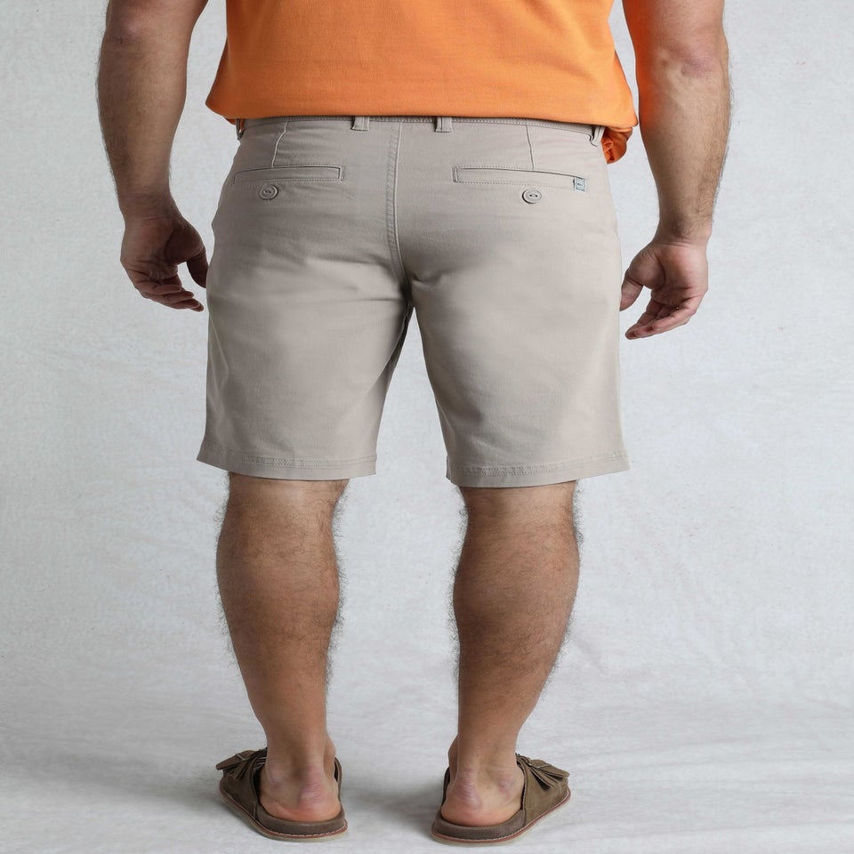 Weird Fish Cream Rayburn Flat Front Shorts