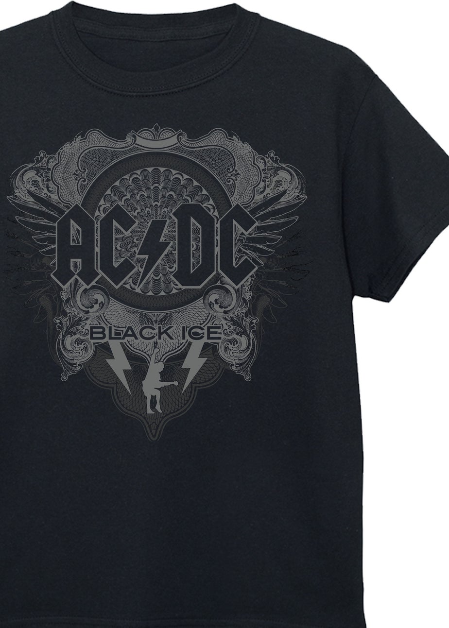 ACDC Black Ice Kids Graphic Music T-Shirt (3-13 Years)