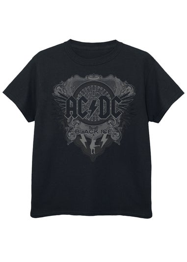 ACDC Black Ice Kids Graphic Music T-Shirt (3-13 Years)
