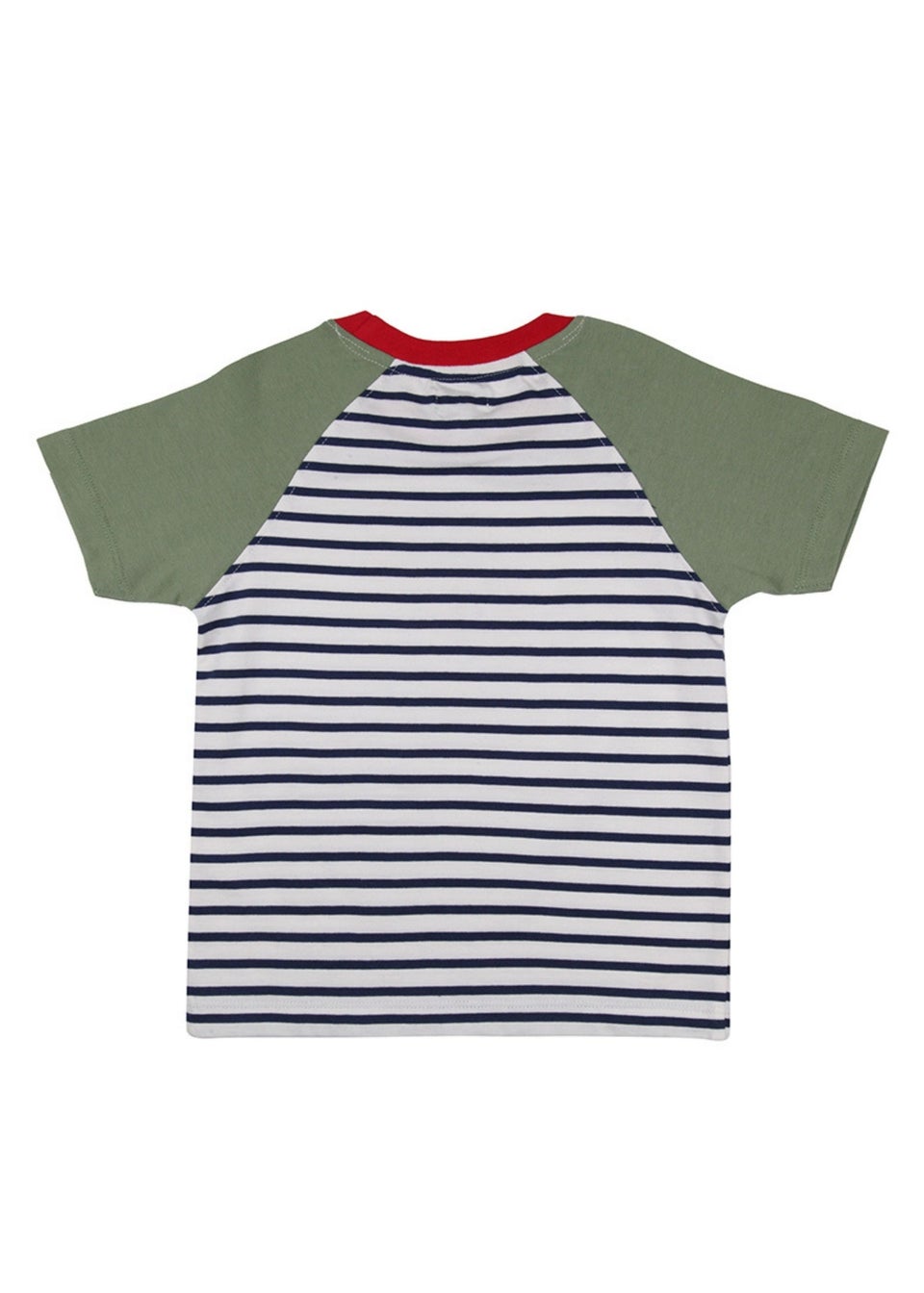 Lilly & Sid Organic Cotton Multicoloured Sid On Plane Applique Top (0-8 Years)