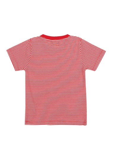 Lilly & Sid Multicoloured Strawberry & Stripe Print Top 2 pack (0-8 Years)