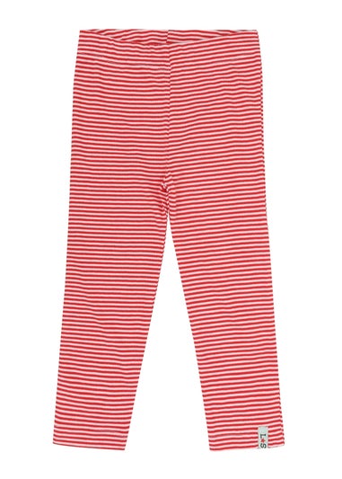 Lilly & Sid Multicoloured Strawberry & Stripe Print Leggings 2 pack (0-8 Years)