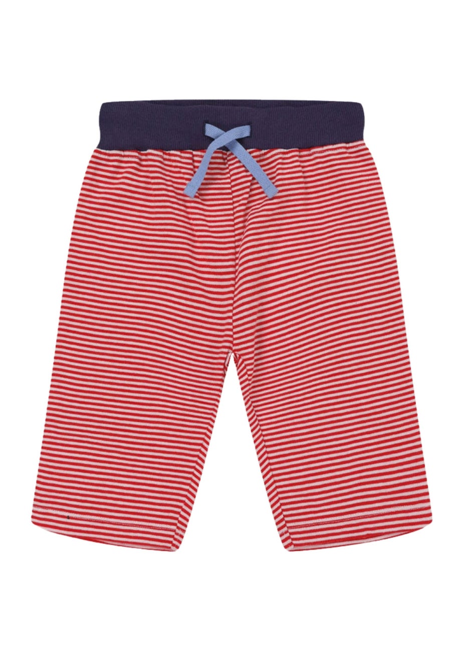 Lilly & Sid Multicoloured Anchor & Stripe Shorts 2 pack (0-8 Years)