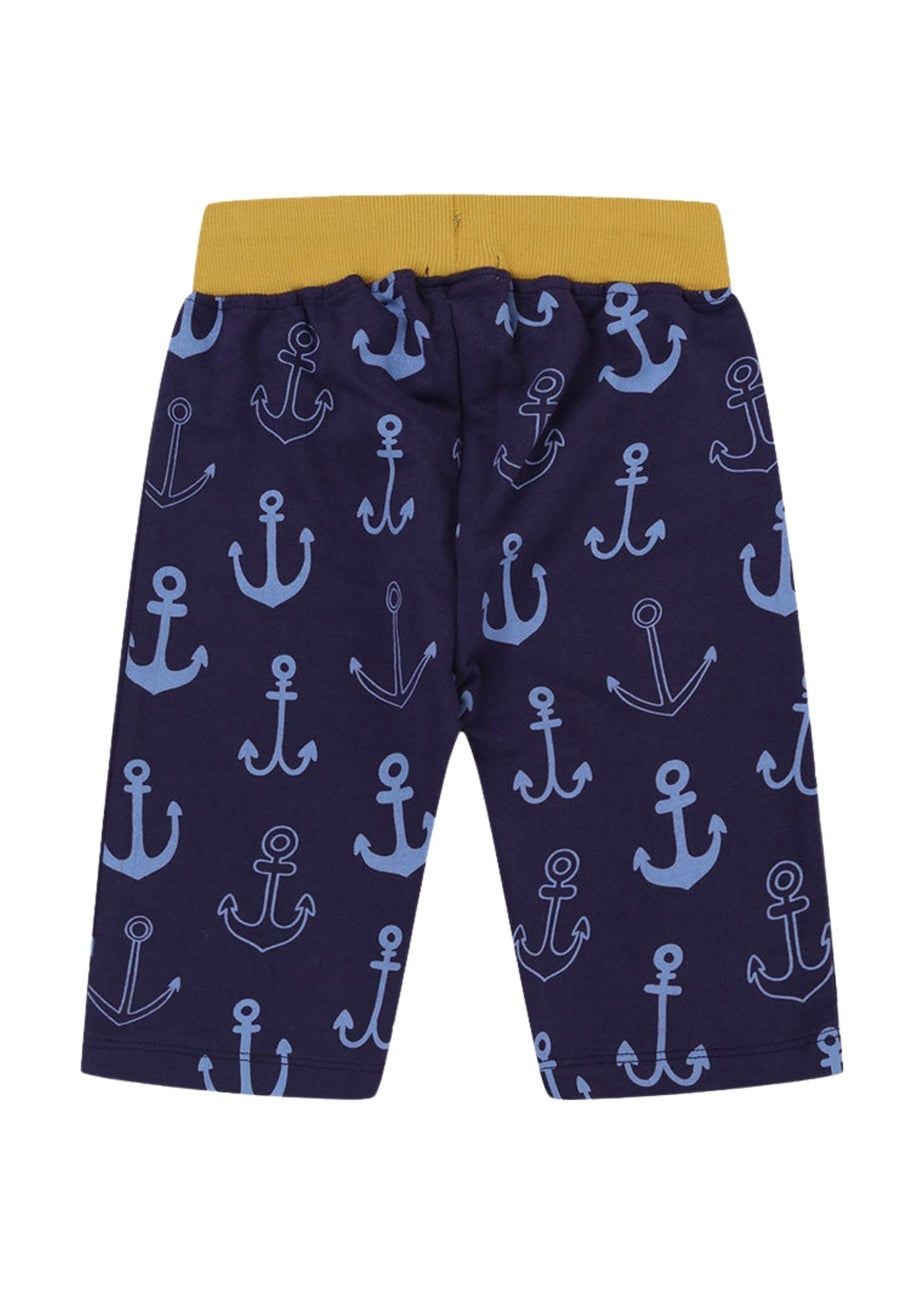 Lilly & Sid Multicoloured Anchor & Stripe Shorts 2 pack (0-8 Years)