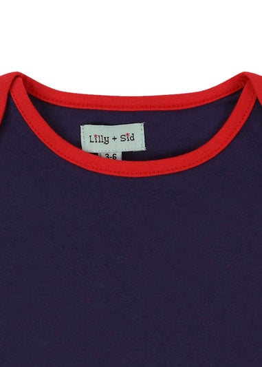 Lilly & Sid Multicoloured Car Print Top & Romper Set (0- 24 Months)