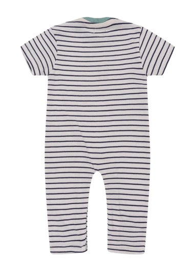 Lilly & Sid Organic Cotton Multicoloured Car Applique Romper (0-12 Months)