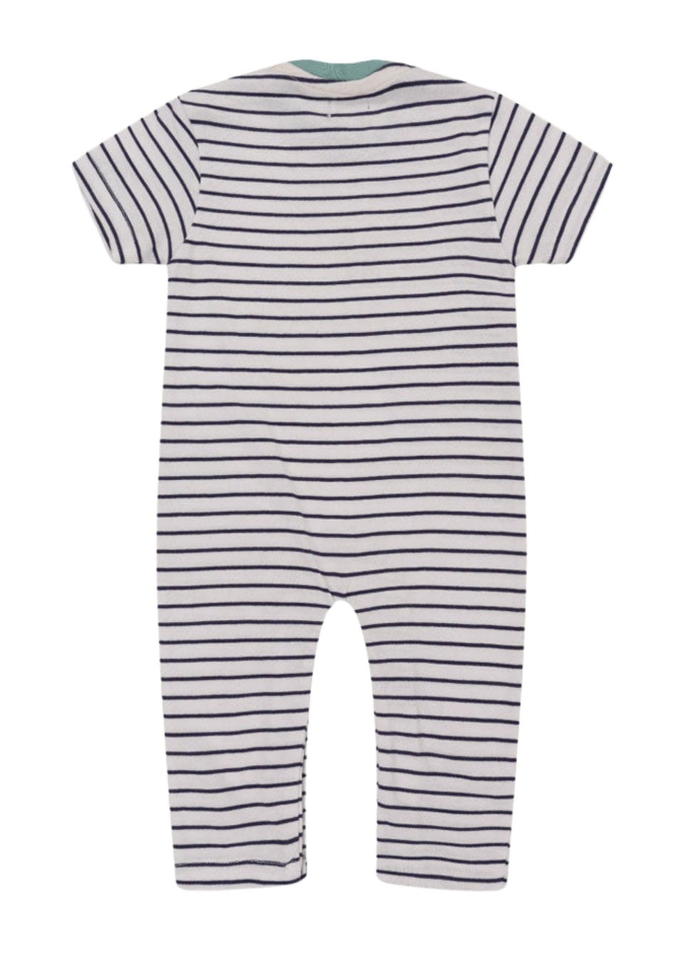 Lilly & Sid Organic Cotton Multicoloured Car Applique Romper (0-12 Months)