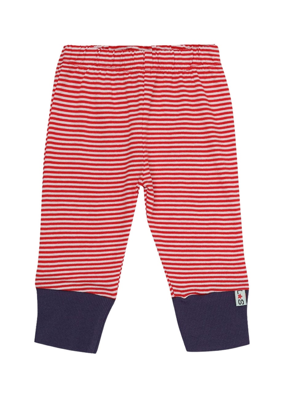 Lilly & Sid Multicoloured Whale & Stripe Print Leggings 2 pack (0- 24 Months)