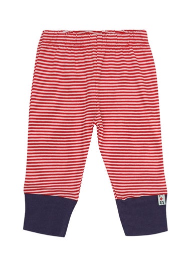 Lilly & Sid Multicoloured Whale & Stripe Print Leggings 2 pack (0- 24 Months)