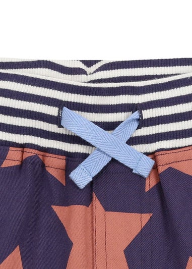 Lilly & Sid Organic Cotton Multicoloured Star Print Shorts (24 Months- 8 Years)