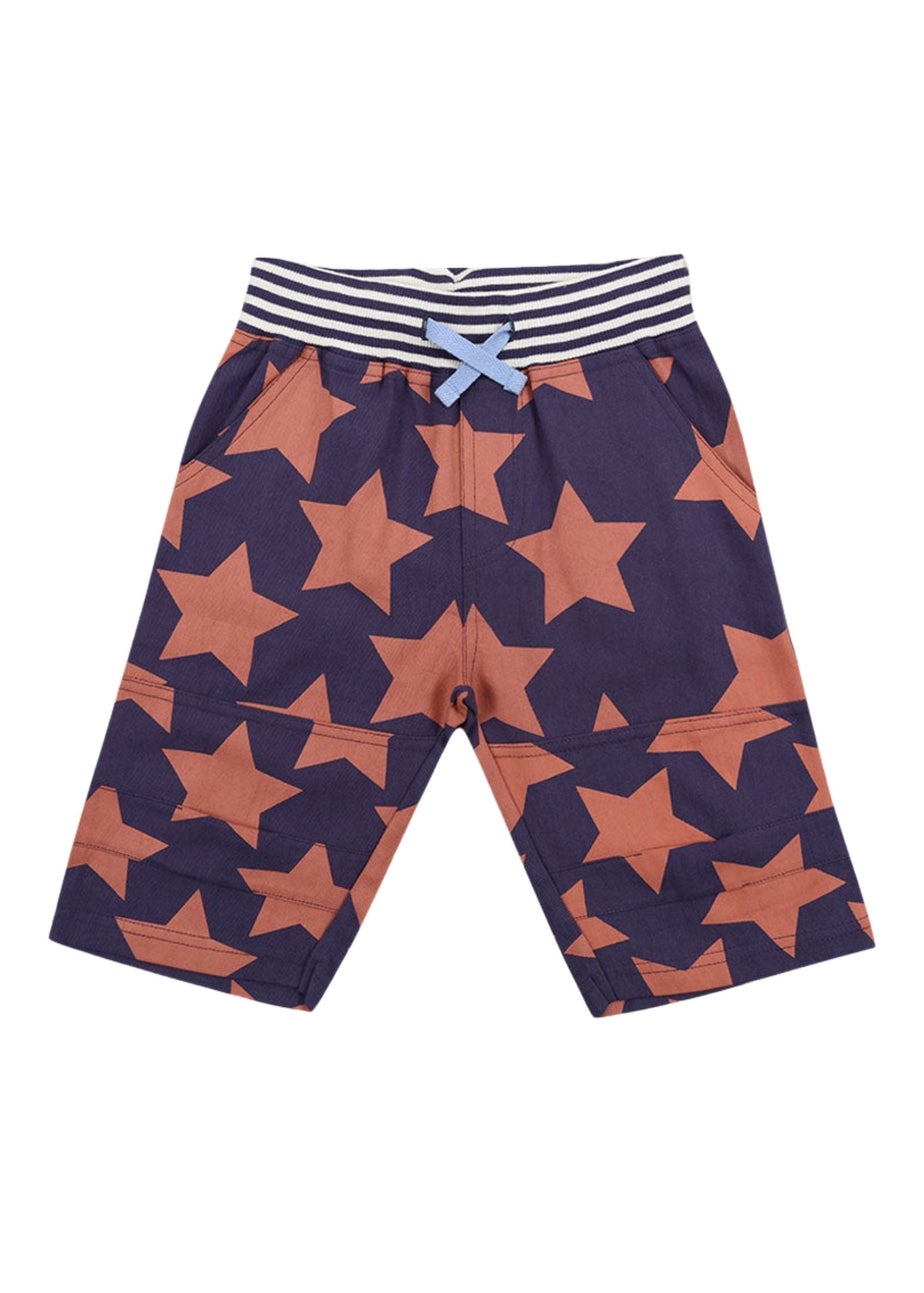 Lilly & Sid Organic Cotton Multicoloured Star Print Shorts (24 Months- 8 Years)