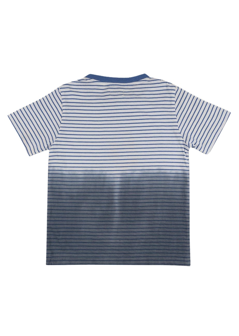 Lilly & Sid Organic Cotton Multicoloured Anchor Print T-Shirt (24 Months- 8 Years)