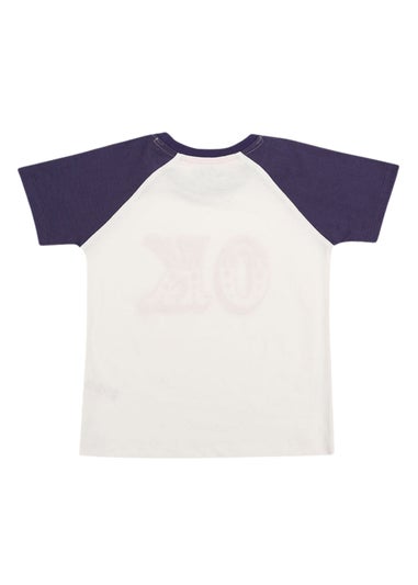 Lilly & Sid Organic Cotton Multicoloured Ok Slogan Print T-Shirt (24 Months- 8 Years)