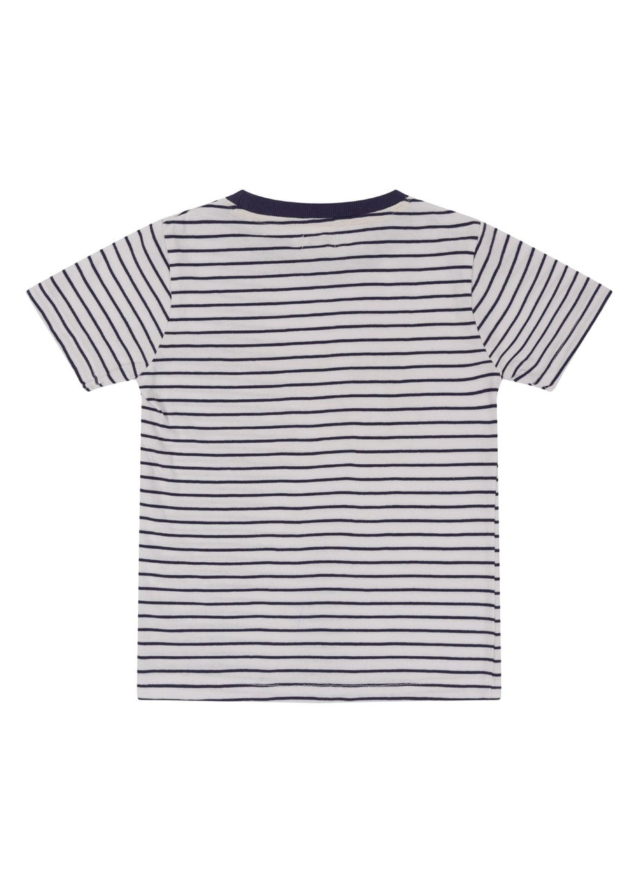 Lilly & Sid Organic Cotton Multicoloured Ok Slogan Print T-Shirt (24 Months- 8 Years)