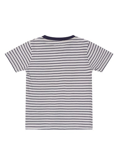 Lilly & Sid Organic Cotton Multicoloured Ok Slogan Print T-Shirt (24 Months- 8 Years)