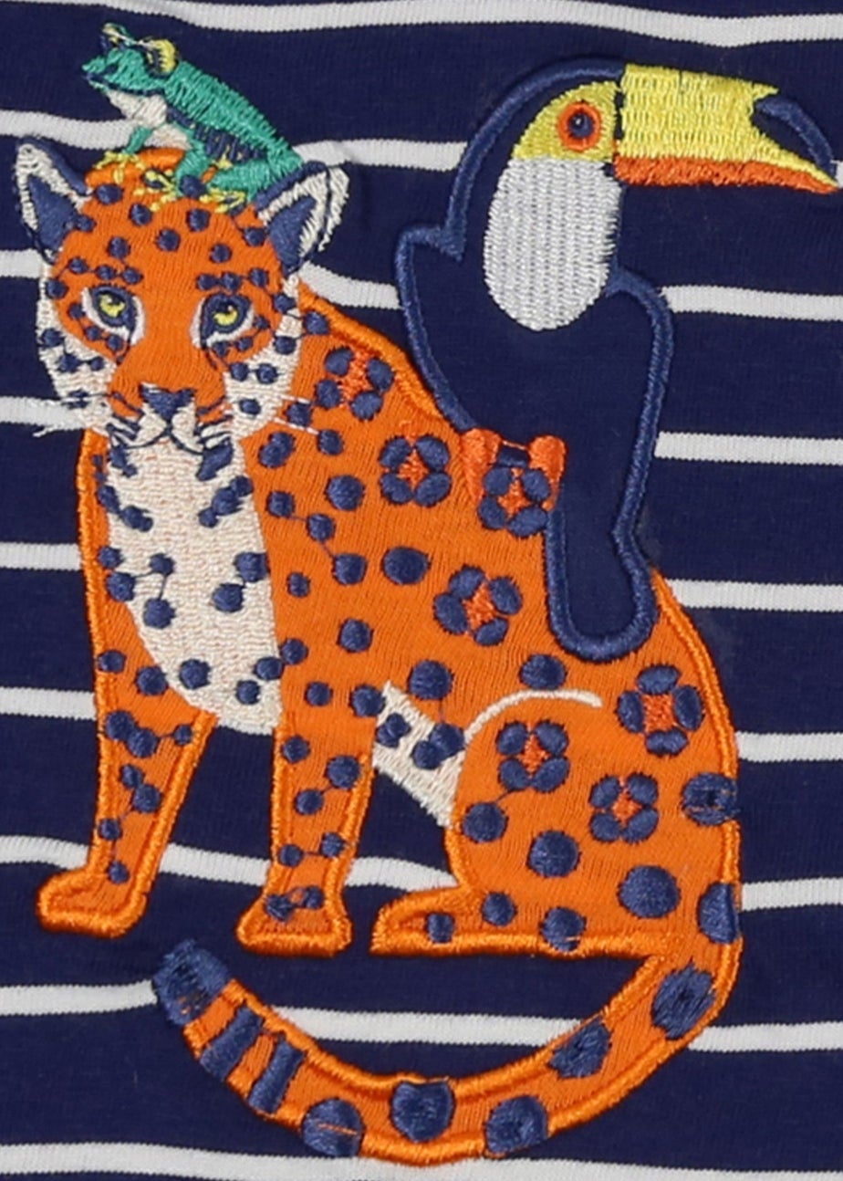 Lilly & Sid Multicoloured Animal Safari Print Top & Short Set (0- 24 Months)