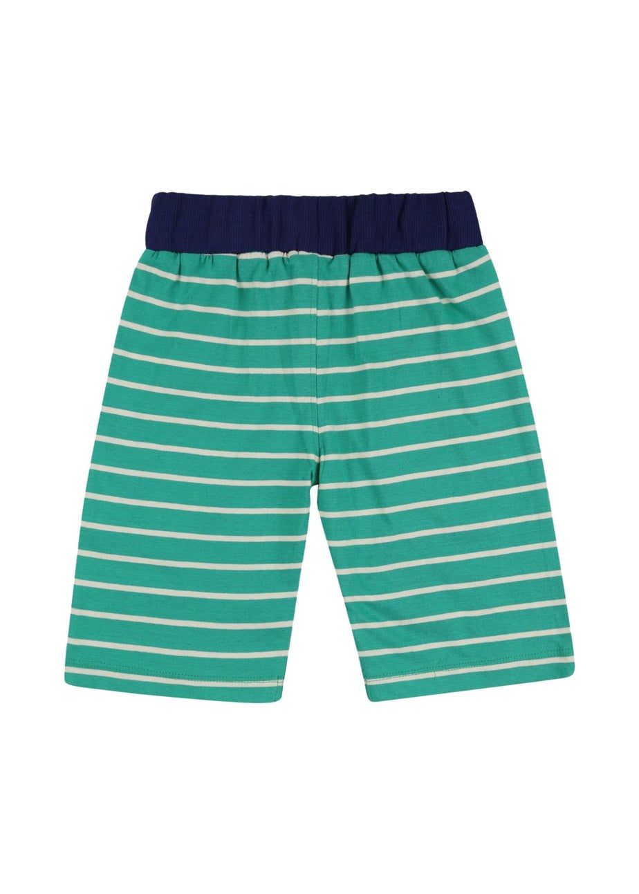 Lilly & Sid Multicoloured Bugs & Stripe Print Short 2 pack (0-8 Years)