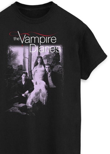 The Vampire Diaries Black Boyfriend Fit Graphic T-Shirt