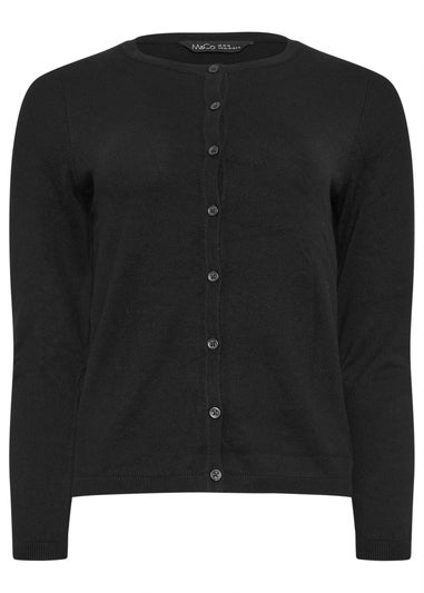 M&Co Black Button Down Cardigan