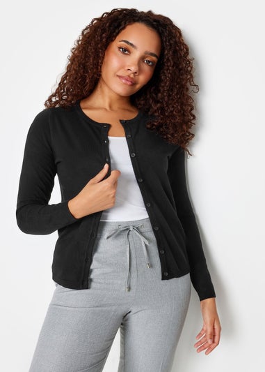 M&Co Black Button Down Cardigan