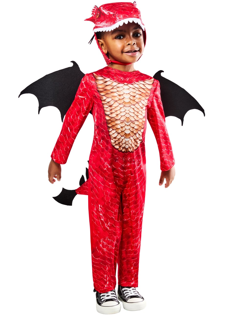 Rubies Toddler Red Dragon (2-8 Years)