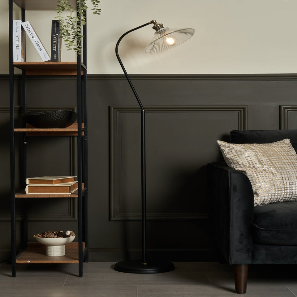 INLIGHT EZRA Floor Lamp Black (150cm x 27cm)