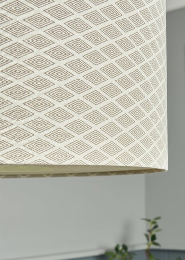 INLIGHT HARLE Easyfit Linen Shade with Diffuser Grey (20cm x 40cm)
