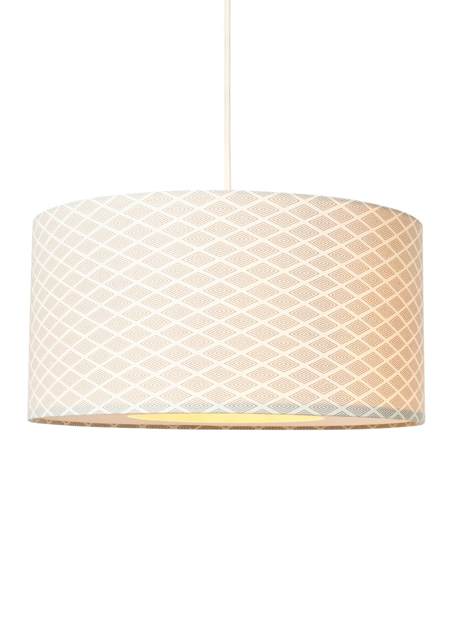 INLIGHT HARLE Easyfit Linen Shade with Diffuser Grey (20cm x 40cm)