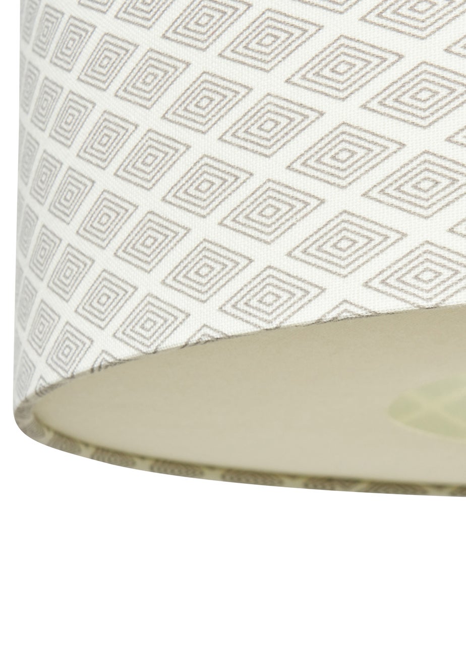 INLIGHT HARLE Easyfit Linen Shade with Diffuser Grey (20cm x 40cm)