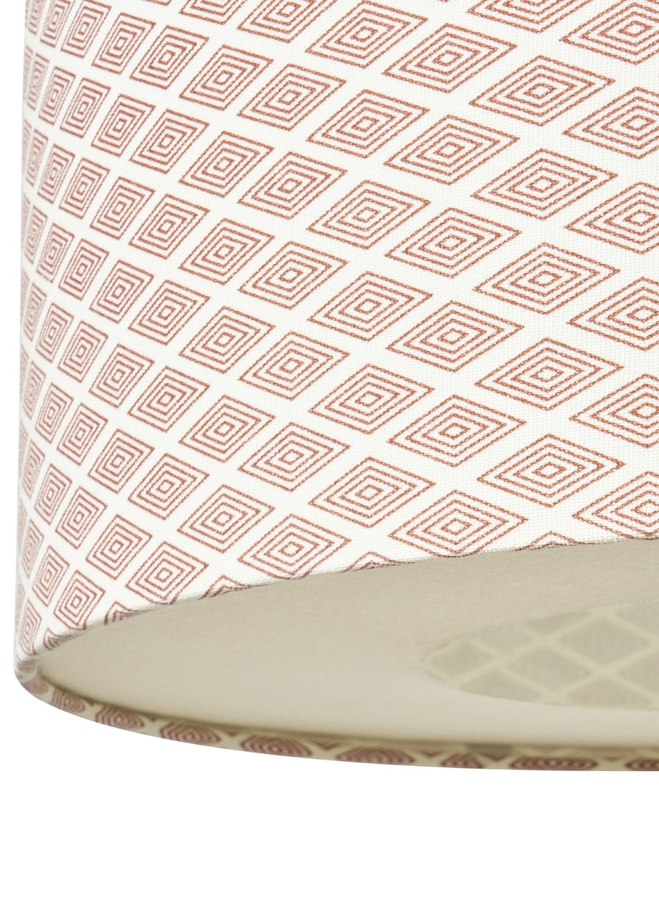 INLIGHT HARLE Easyfit Linen Shade with Diffuser Burgundy (20cm x 40cm)