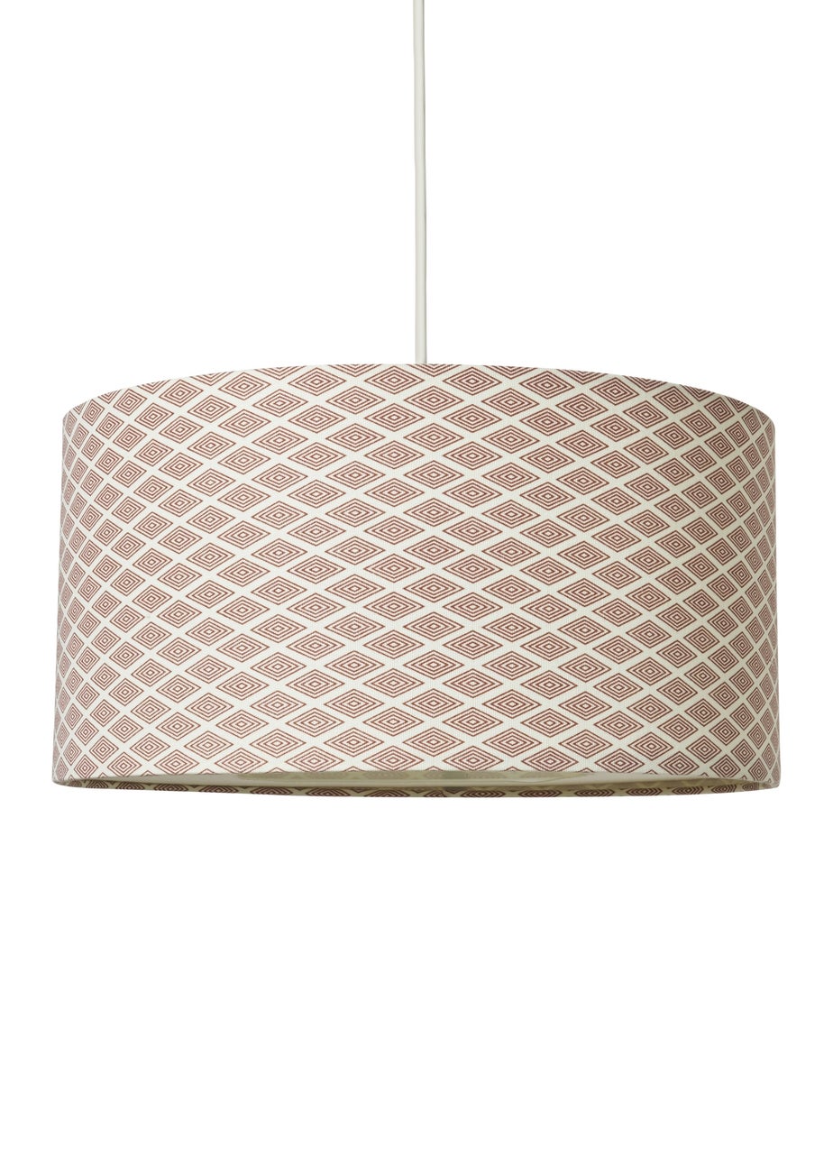 INLIGHT HARLE Easyfit Linen Shade with Diffuser Burgundy (20cm x 40cm)