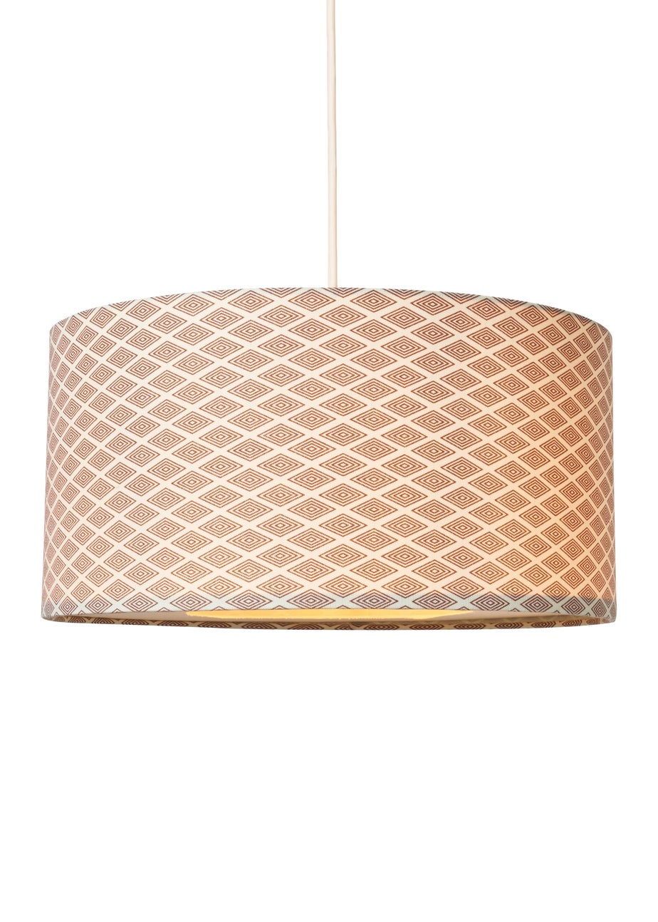 INLIGHT HARLE Easyfit Linen Shade with Diffuser Burgundy (20cm x 40cm)