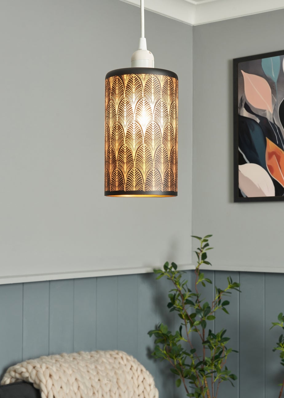 INLIGHT ICARUS Easyfit Pattern Glass Black (20cm x 12cm)