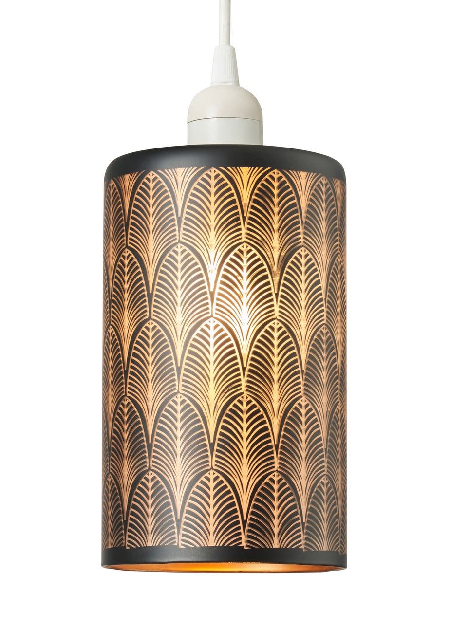 INLIGHT ICARUS Easyfit Pattern Glass Black (20cm x 12cm)