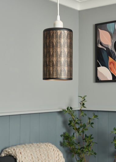 INLIGHT ICARUS Easyfit Pattern Glass Black (20cm x 12cm)