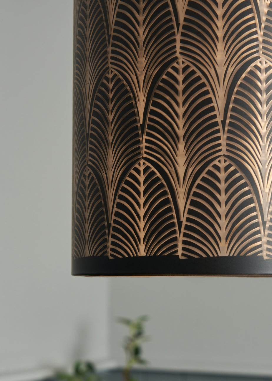 INLIGHT ICARUS Easyfit Pattern Glass Black (20cm x 12cm)