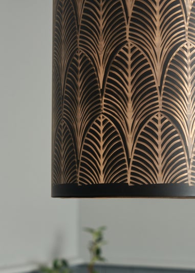 INLIGHT ICARUS Easyfit Pattern Glass Black (20cm x 12cm)