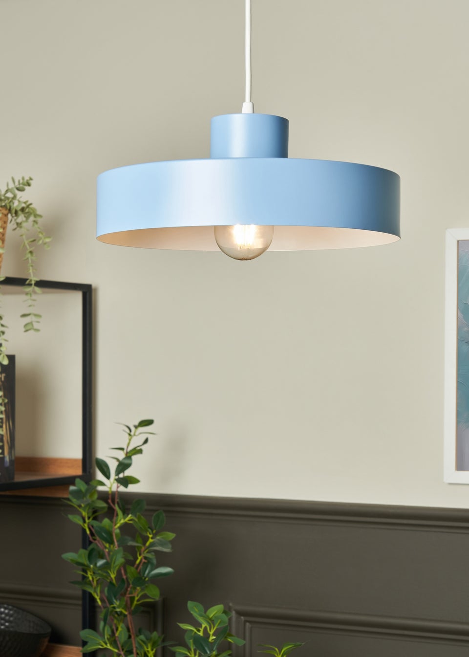 INLIGHT NORD Easyfit Pendant Blue (12cm x 30cm)