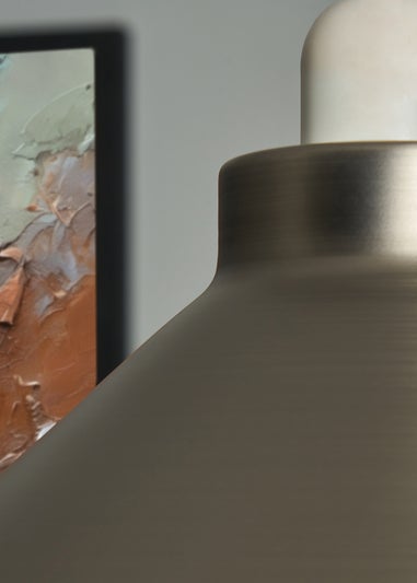 INLIGHT DALANI Easyfit Metal Pendant Pewter (14cm x 33cm)