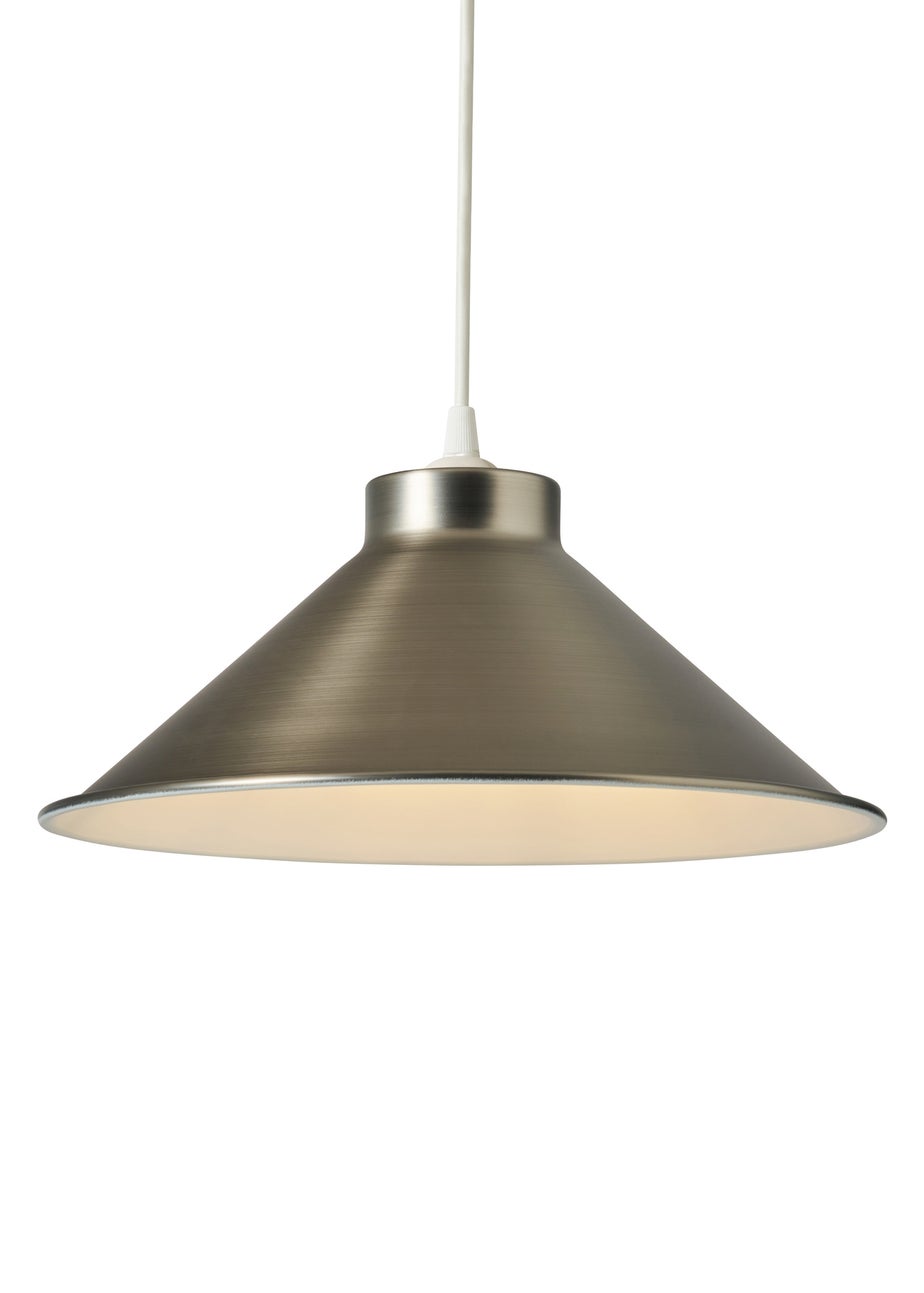 INLIGHT DALANI Easyfit Metal Pendant Pewter (14cm x 33cm)