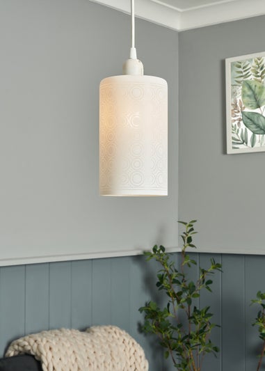 INLIGHT ICARUS Easyfit Pattern Glass White (20cm x 12cm)