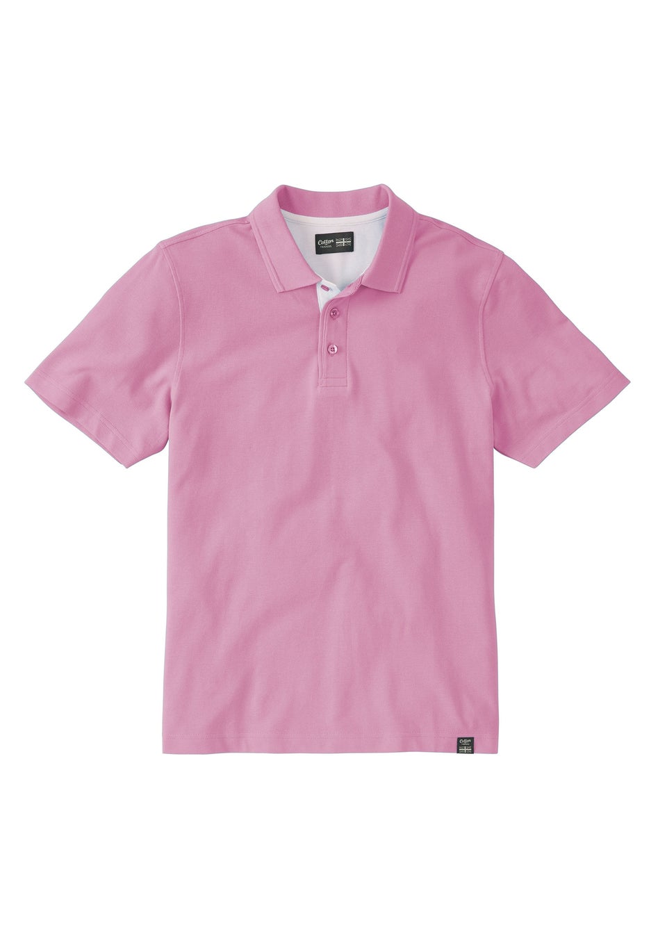 Cotton Traders Cherry Blossom Short Sleeve Polo Shirt