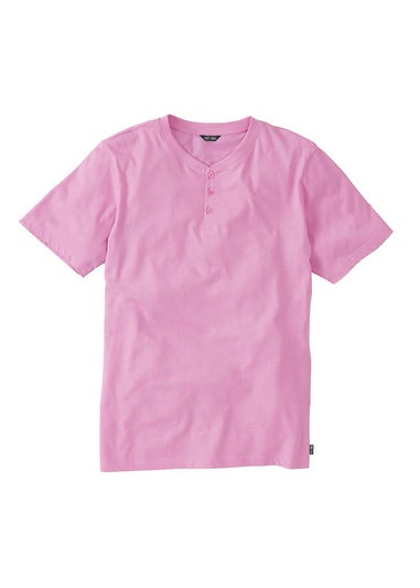 Cotton Traders Cherry Blossom Grandad T-Shirt