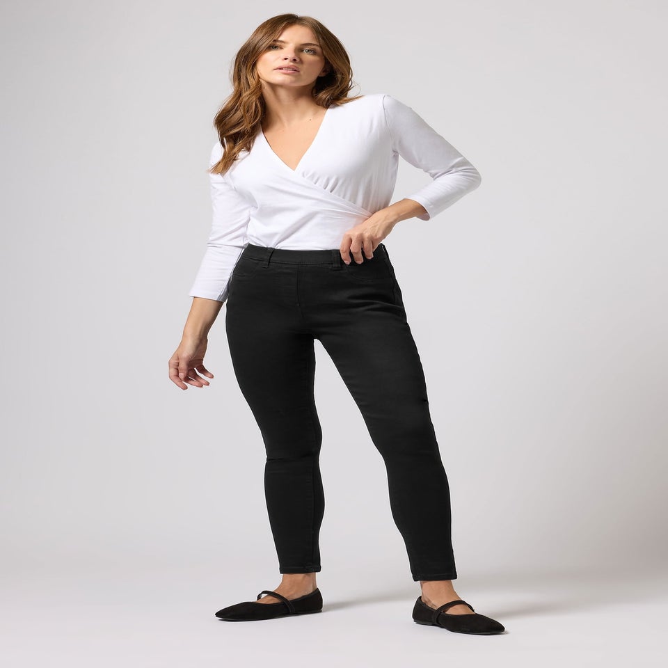 M&Co Black Stretch Jeggings