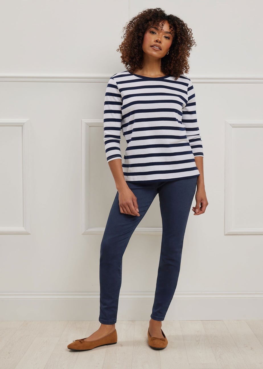 M&Co Indigo Blue Stretch Jeggings