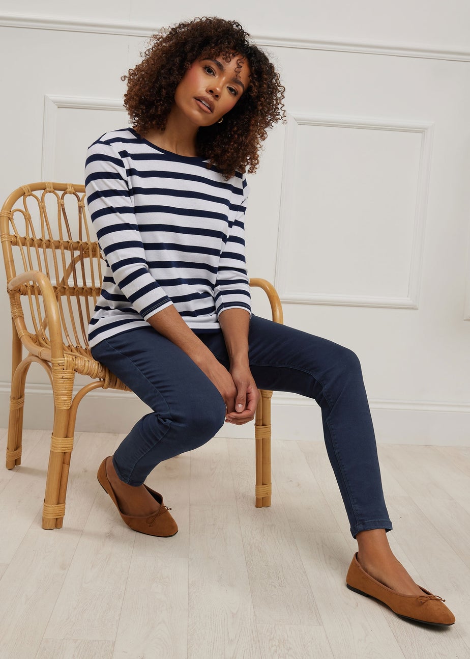 M&Co Indigo Blue Stretch Jeggings