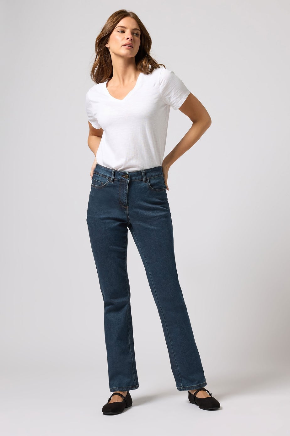 M&Co Indigo Blue Bootcut Jeans