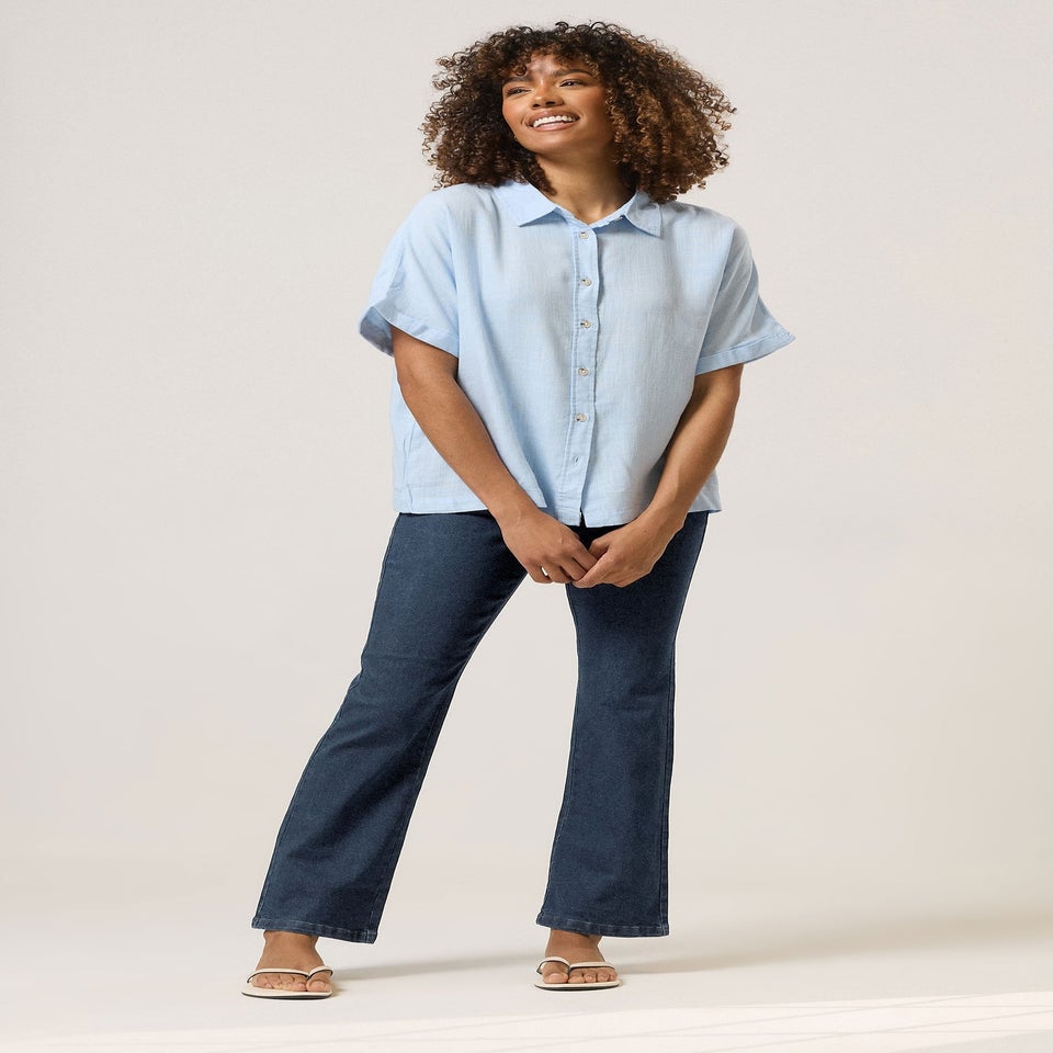 M&Co Indigo Blue Bootcut Jeans