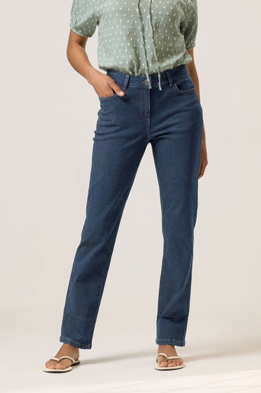 M&Co Indigo Blue Straight Leg Jeans