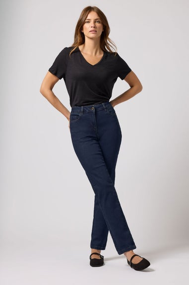 M&Co Indigo Blue Straight Leg Jeans